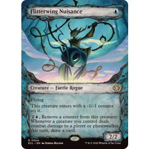 画像: 【ENG/ECL-BF/FOIL★】閃翼の嫌がらせ屋/Flitterwing Nuisance [青] 『R』【ショーケース】