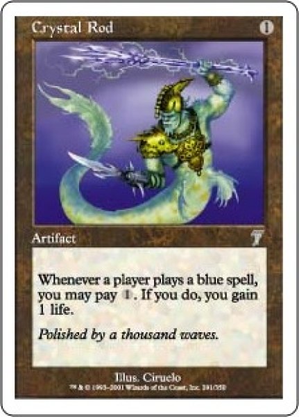 画像1: 【ENG/7ED/FOIL★】水晶のロッド/Crystal Rod (1)