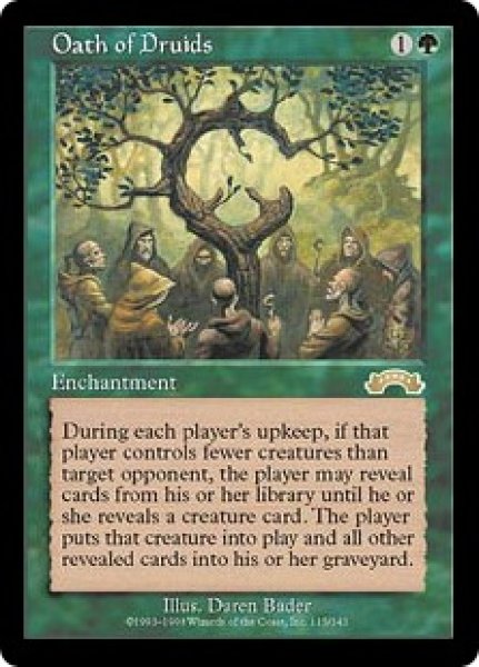 画像1: 【JPN/EXO】ドルイドの誓い/Oath of Druids【EX-】 (1)