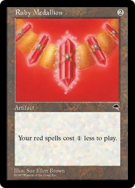 画像1: 【JPN/TMP】ルビーの大メダル/Ruby Medallion【EX-】 (1)