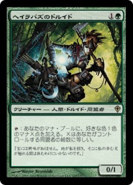 画像1: 【JPN/WWK】ヘイラバズのドルイド/Harabaz Druid【EX-】 (1)