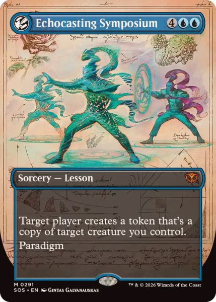 画像1: 【ENG/SOS-BF/FOIL★】谺詠唱の討論会/Echocasting Symposium『青』『M』【ボーダーレス】 (1)