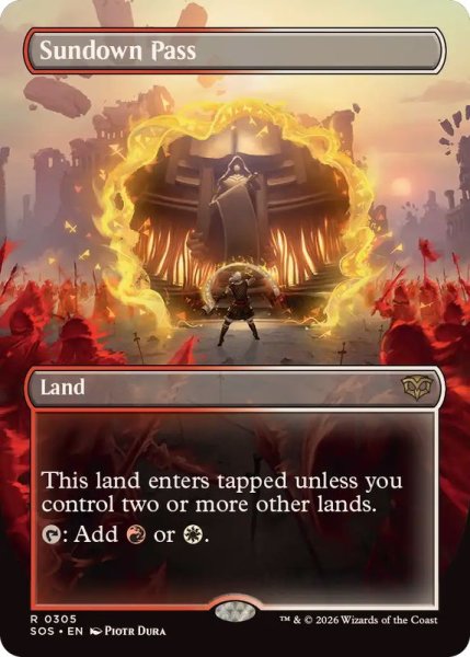 画像1: 【ENG/SOS-BF】日没の道/Sundown Pass『土地』『R』【ボーダーレス】 (1)