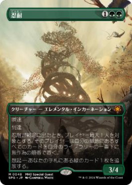 画像1: 【JPN/SPG/FOIL★】忍耐/Endurance [緑] 『M』 (1)