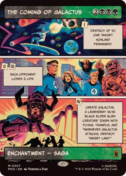 画像1: 【ENG/MSH-BF/FOIL★】ギャラクタス襲来/The Coming of Galactus［マルチ］『M』【ショーケース】 (1)
