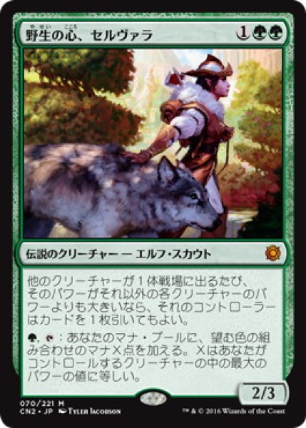 画像1: 【JPN/CN2】野生の心、セルヴァラ/Selvala, Heart of the Wilds 『M』 (1)