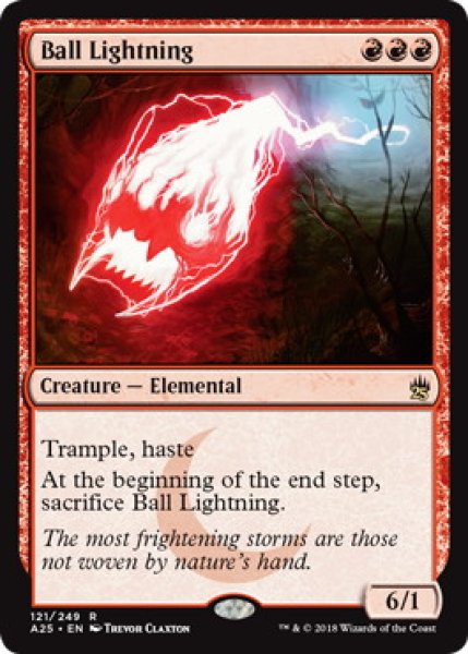 画像1: 【ENG/A25/FOIL★】ボール・ライトニング/Ball Lightning (1)