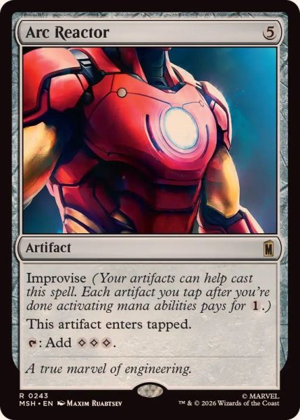 画像1: 【ENG/MSH/FOIL★】アークリアクター/Arc Reactor［茶］『R』 (1)
