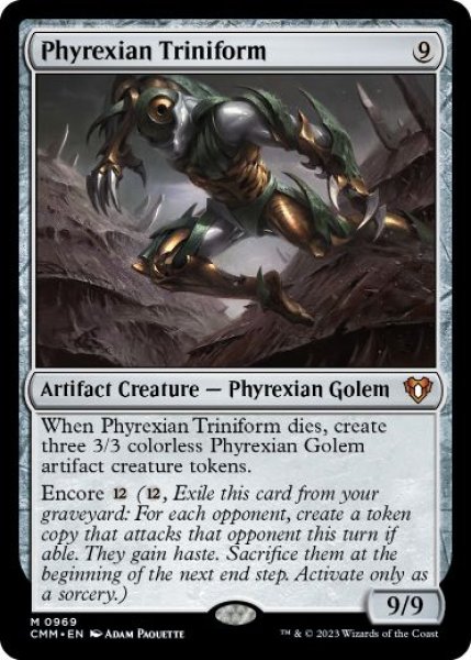 画像1: 【ENG/CMM】ファイレクシアの三重体/Phyrexian Triniform   (1)