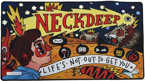画像1: 【MagicConアムステルダム300枚限定】NeckDeepUK プレイマット (1)