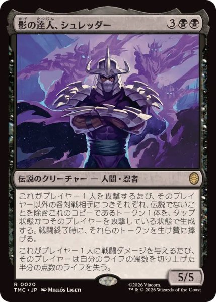 画像1: 【JPN/TMC】影の達人、シュレッダー/Shredder, Shadow Master (1)