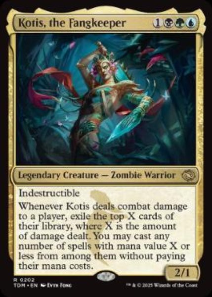 画像1: 【ENG/TDM/FOIL★】牙の番人、コーティス/Kotis, the Fangkeeper [マルチ] 『R』 (1)