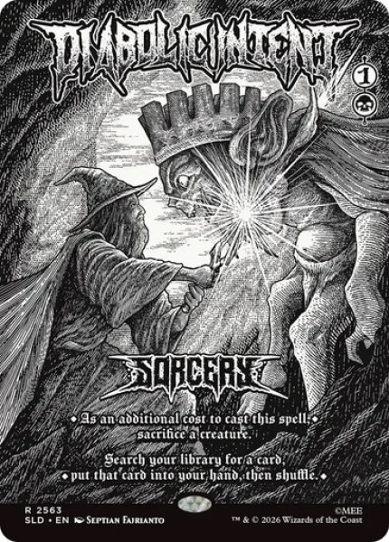 画像1: 【ENG/SLD/FOIL★】悪魔の意図/Diabolic Intent『ボーダーレス』   (1)
