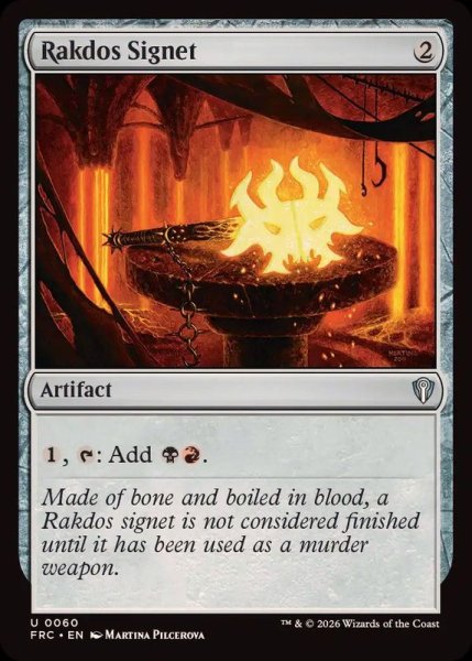 画像1: 【ENG/FRC】ラクドスの印鑑/Rakdos Signet (1)