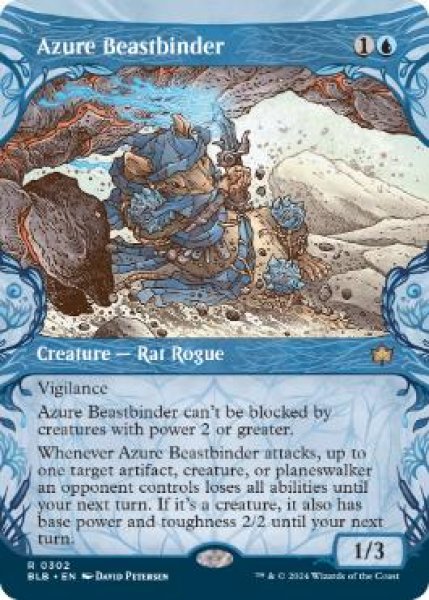 画像1: 【ENG/BLB-BF】群青の獣縛り/Azure Beastbinder  [青] 『R』『ショーケース』 (1)