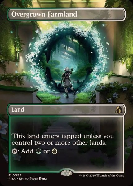 画像1: 【ENG/FRA/FOIL★】草茂る農地/Overgrown Farmland［土地］『R』　『ボーダーレス』   (1)