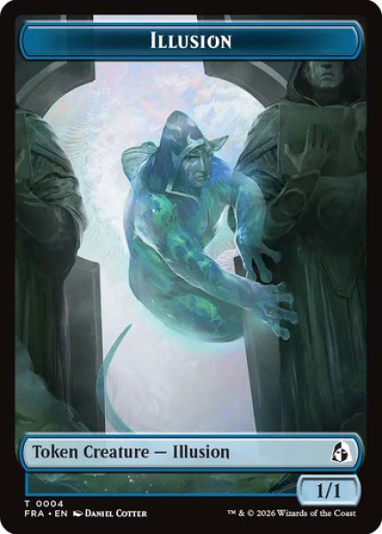 画像1: 【JPN/FRA/FOIL★】イリュージョン+ジェイストークン/Illusion+Jace Token (1)