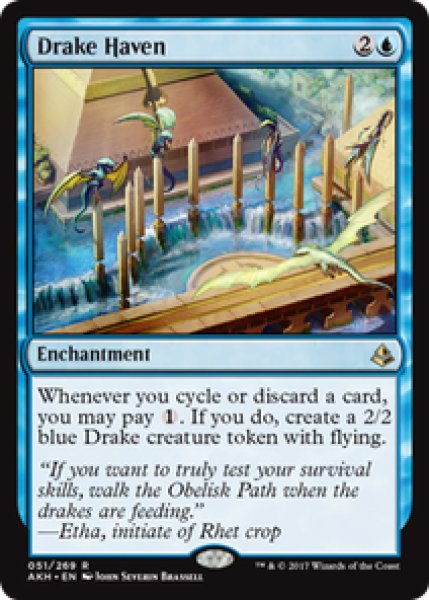 画像1: 【ENG/AKH】ドレイクの安息地/Drake Haven 『R』[青] (1)