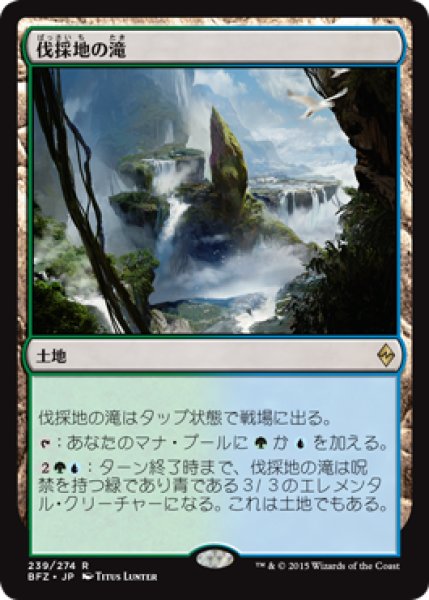 画像1: 【JPN/BFZ】伐採地の滝/Lumbering Falls 『R』 (1)