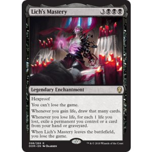 画像: 【ENG/DOM】リッチの熟達/Lich's Mastery 『R』 [黒]