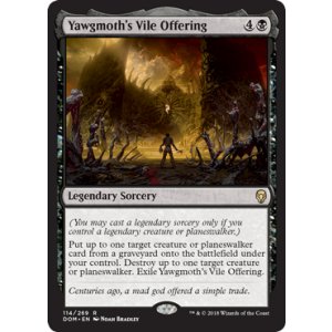 画像: 【ENG/DOM】ヨーグモスの不義提案/Yawgmoth's Vile Offering 『R』 [黒]