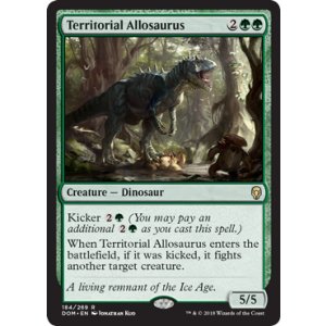 画像: 【ENG/DOM】縄張り持ちのアロサウルス/Territorial Allosaurus 『R』 [緑]