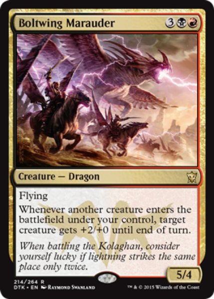 画像1: 【ENG/DTK】雷光翼の匪賊/Boltwing Marauder『R』 (1)