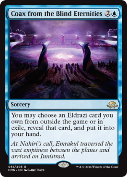 画像1: 【ENG/EMN/FOIL★】久遠の闇からの誘引/Coax from the Blind Eternities 『R』 (1)