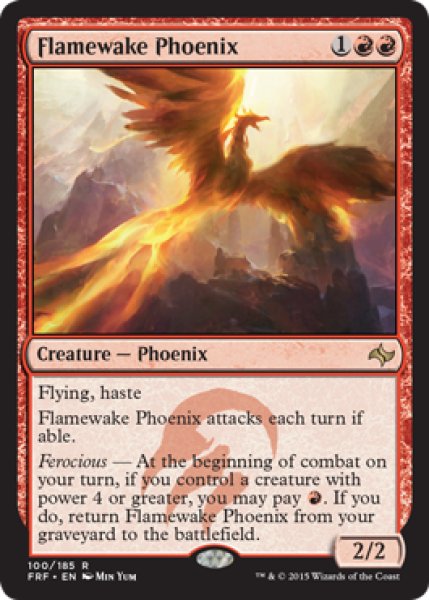 画像1: 【ENG/FRF/FOIL★】炎跡のフェニックス/Flamewake Phoenix (1)