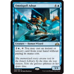 画像: 【ENG/GRN】万呪文の達人/Omnispell Adept 『R』 [青]