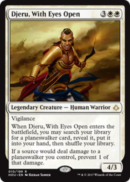 画像1: 【ENG/HOU】目を開いた者、デジェル/Djeru, With Eyes Open 『R』 [白] (1)