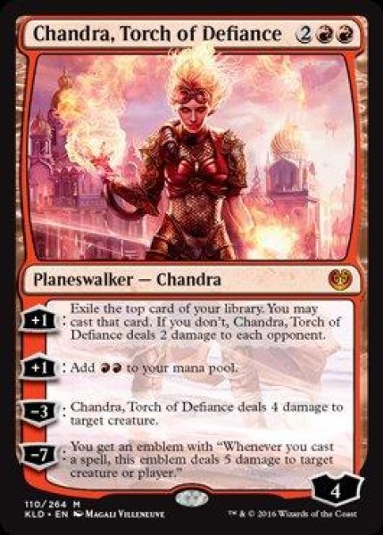 画像1: 【ENG/KLD/FOIL★】反逆の先導者、チャンドラ/Chandra, Torch of Defiance  (1)