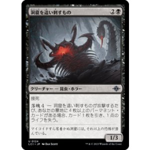 画像: 【JPN/LCI/Foil★】洞窟を這い刺すもの/Stinging Cave Crawler [黒] 『U』
