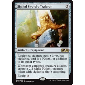 画像: 【ENG/M19】ヴァレロンの有印剣/Sigiled Sword of Valeron 『R』 [茶]
