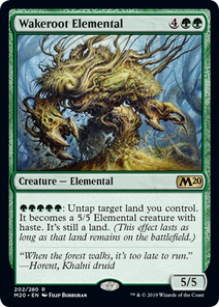 画像1: 【ENG/M20】覚醒根の精霊/Wakeroot Elemental 『R』 [緑] (1)