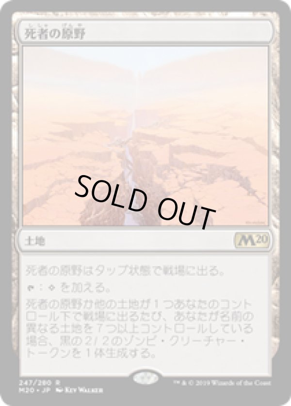 画像1: 【JPN/M20】死者の原野/Field of the Dead 『R』 [土地]