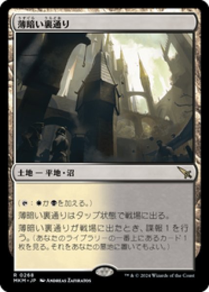 画像1: 【JPN/MKM】薄暗い裏通り/Shadowy Backstreet [土地] 『R』 (1)