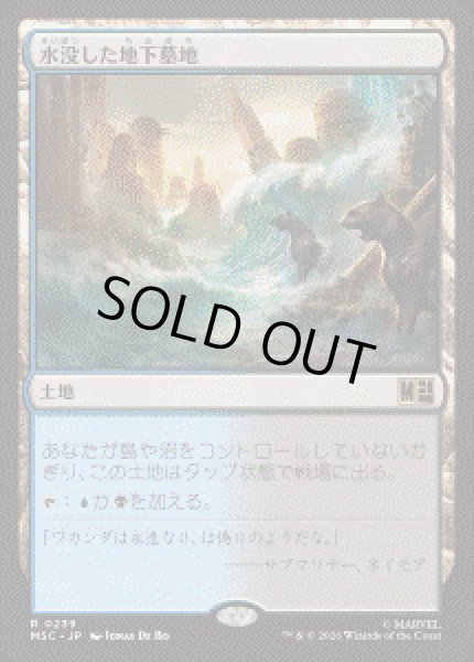 画像1: 【JPN/MSC】水没した地下墓地/Drowned Catacomb［土地］『R』 (1)