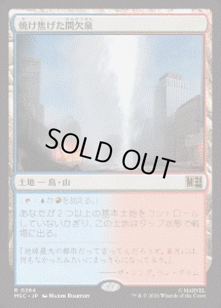 画像1: 【JPN/MSC】閑静な中庭/Scorched Geyser［土地］『R』 (1)
