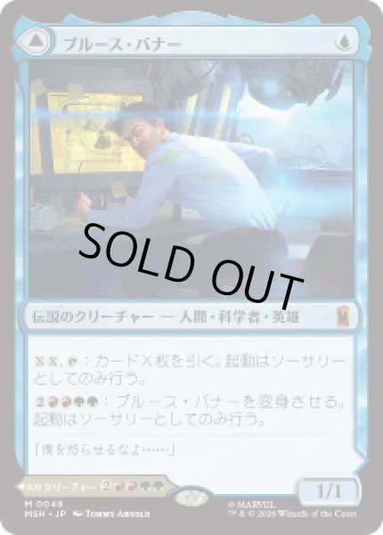 画像1: 【JPN/MSH】ブルース・バナー/Bruce Banner［青］『M』 (1)