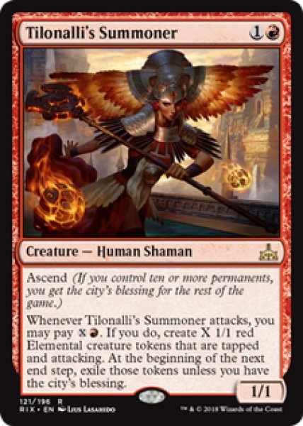 画像1: 【ENG/RIX】ティロナーリの召喚士/Tilonalli's Summoner 『R』 [赤] (1)