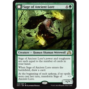 画像: 【ENG/SOI】古き知恵の賢者/Sage of Ancient Lore - 古き飢えの人狼/Werewolf of Ancient Hunger 『R』