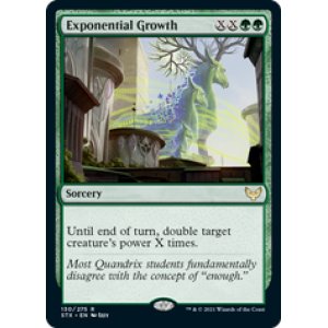画像: 【ENG/STX】指数関数的成長/Exponential Growth 『R』 [緑]