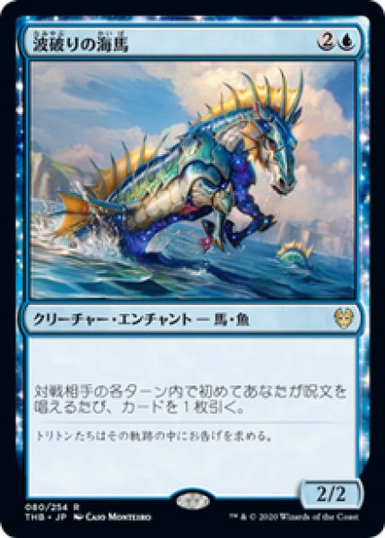 画像1: 【JPN/THB】波破りの海馬/Wavebreak Hippocamp 『R』 [青] (1)