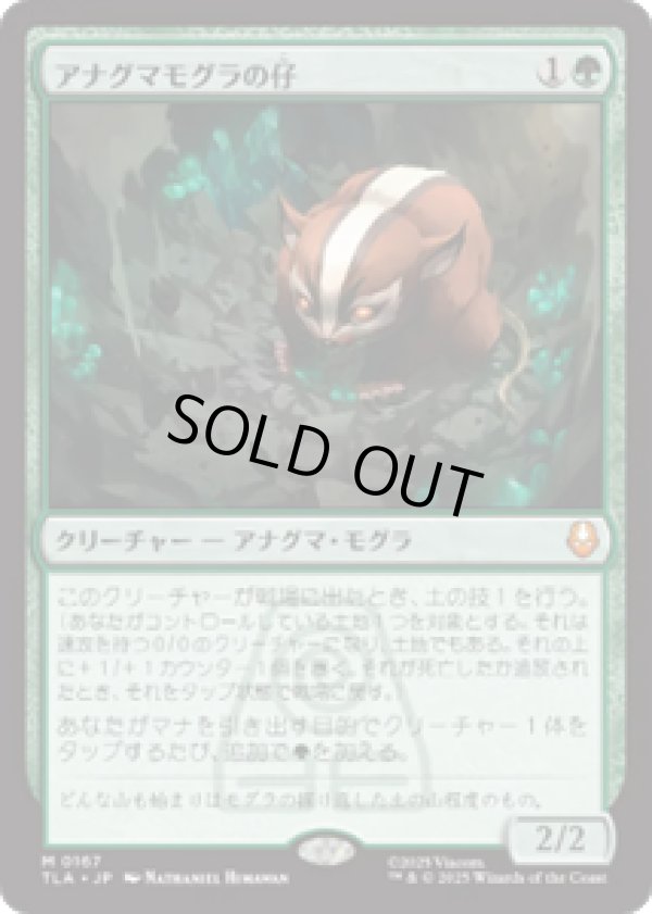 画像1: 【JPN/TLA】アナグマモグラの仔/Badgermole Cub [緑] 『M』