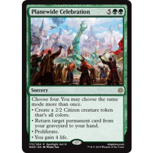 画像: 【ENG/WAR】次元を挙げた祝賀/Planewide Celebration 『R』  [緑]