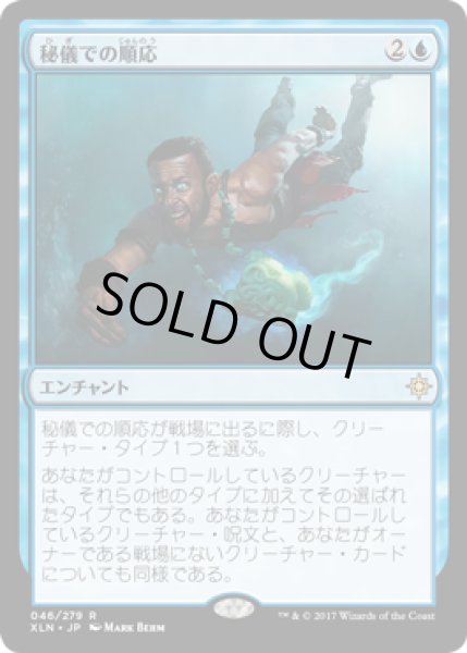 画像1: 【JPN/XLN】秘儀での順応/Arcane Adaptation 『R』 [青]　 (1)