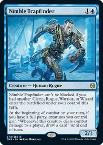 画像1: 【ENG/ZNR】敏捷な罠探し/Nimble Trapfinder 『R』 [青] (1)
