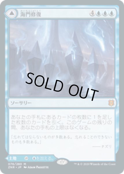 画像1: 【JPN/ZNR】海門修復/Sea Gate Restoration 『M』 [青] (1)