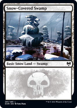 画像1: 【ENG/KHM】冠雪の沼/Snow-Covered Swamp【281】